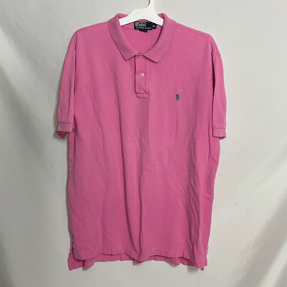 Polo by Ralph Lauren Men's Vibrant Pink Polo Shirt
